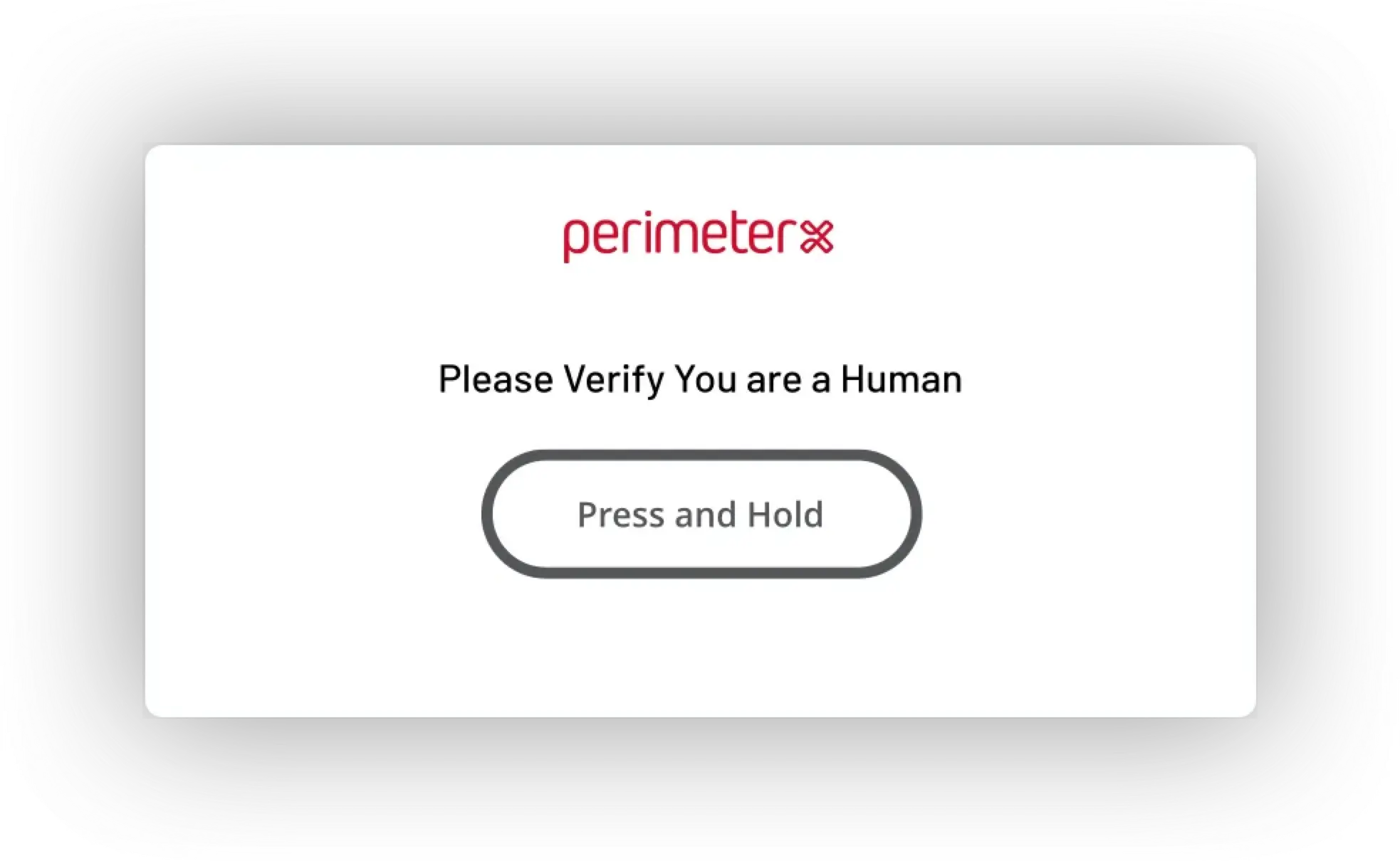 PerimeterX captcha